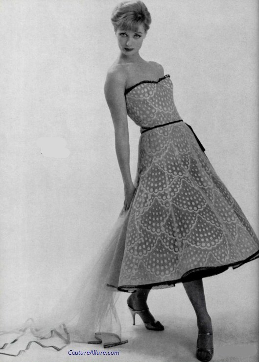 Couture Allure Vintage Fashion: Chanel Dress, 1957