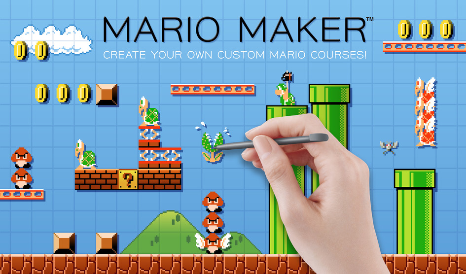 super mario maker out now for wii u make your own mario levels and