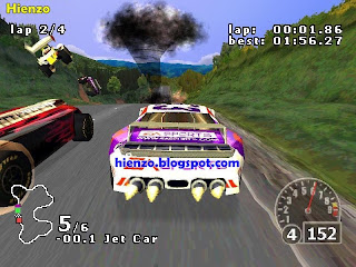 Nascar Rumble PS1 Gameplay