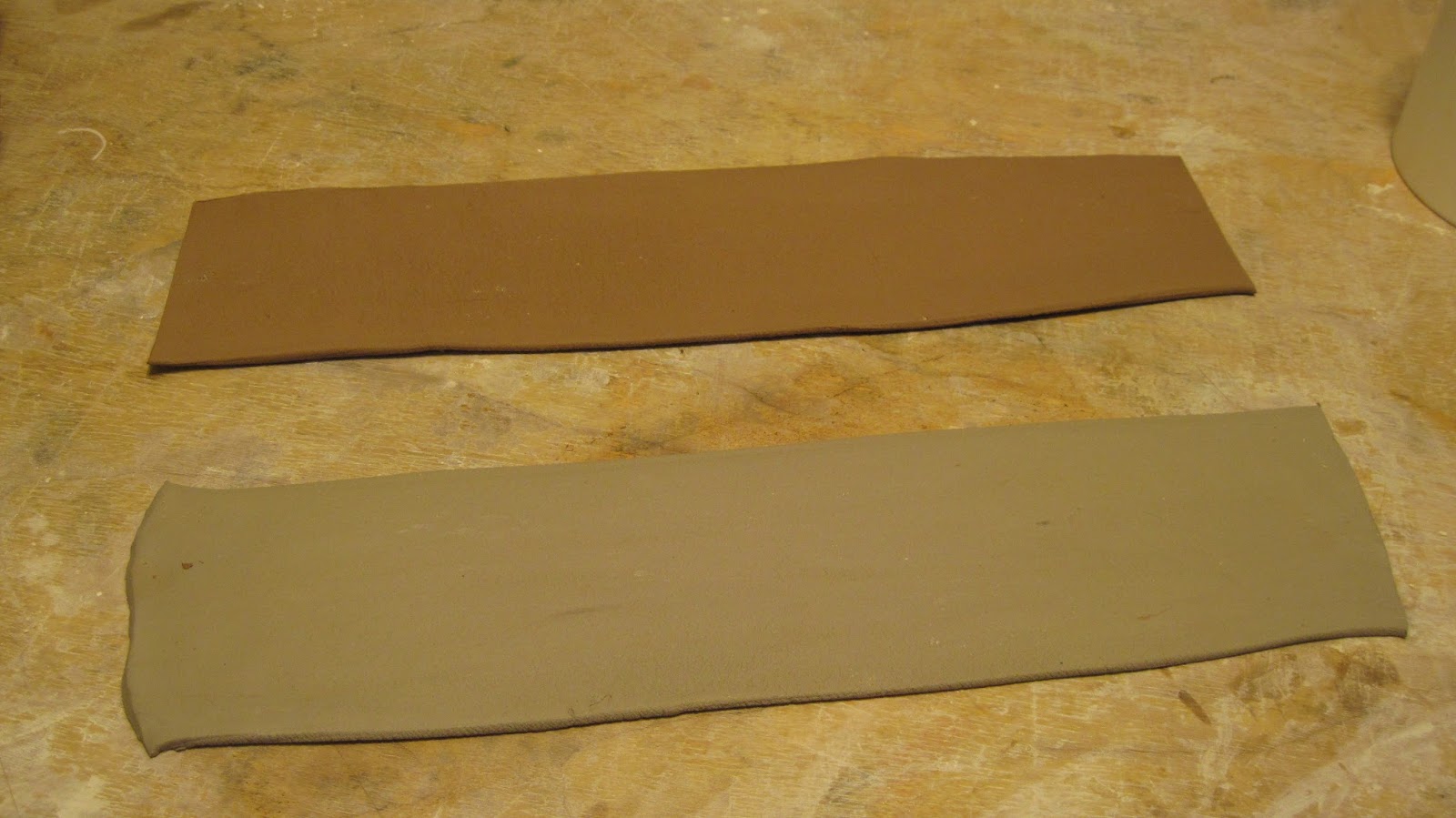 Fine Mess Pottery Tutorial Slab with Contrasting Clay Pattern