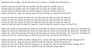 shim sham claquettes Liège ferrailleurs