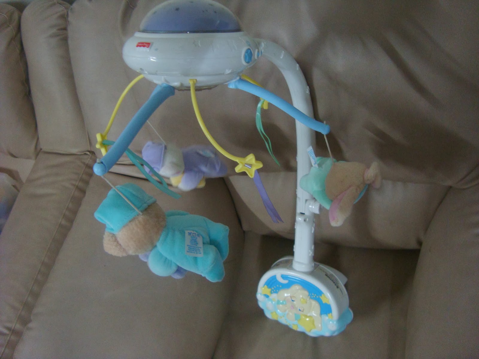 MommysLove4Baby143 FISHER PRICE musical Mobile cuddly bears and