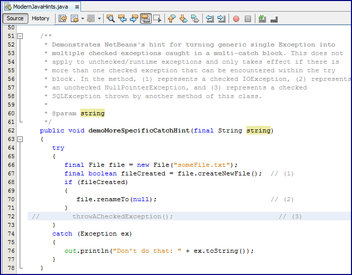 Inspired by Actual Events: Seven NetBeans Hints for Modernizing Java Code