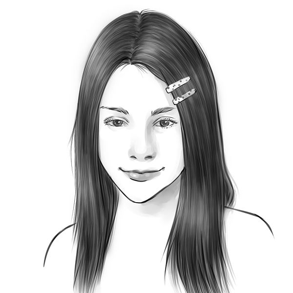 Pencil sketches and drawings: How to draw realistic hair