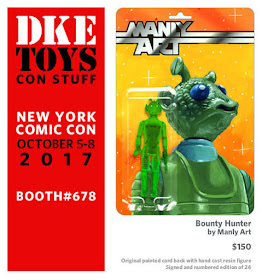 New York Comic Con 2017 Exclusive Bounty Hunter Star Wars Resin Figure by Manly Art x DKE Toys