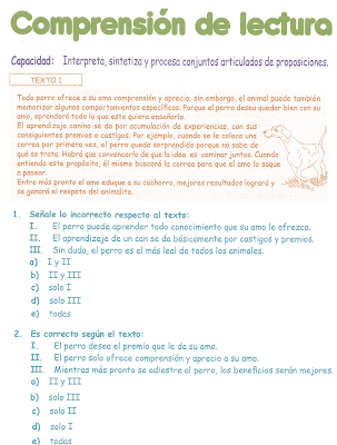 http://razonamiento-verbal1.blogspot.com/2014/01/comprension-de-lectura-para-ninos-3.html