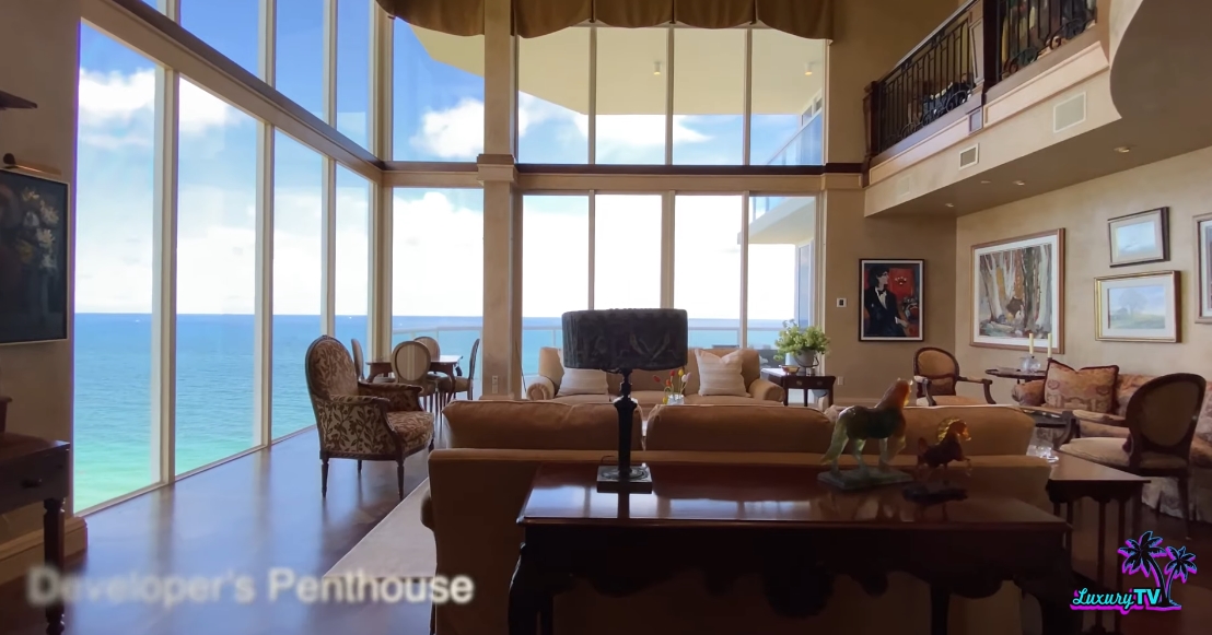 34 Photos vs. 6051 N Ocean Dr PH 5, Hollywood, FL Interior Design Luxury Penthouse Tour