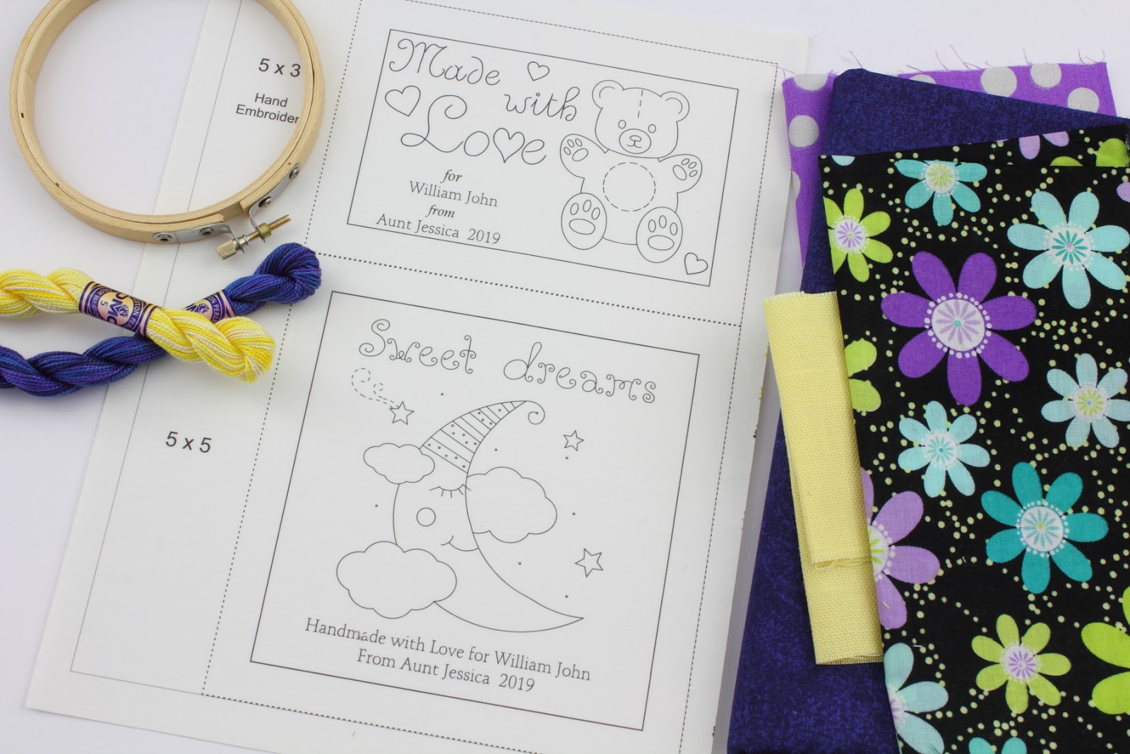 big B Baby Boy Quilt Labels