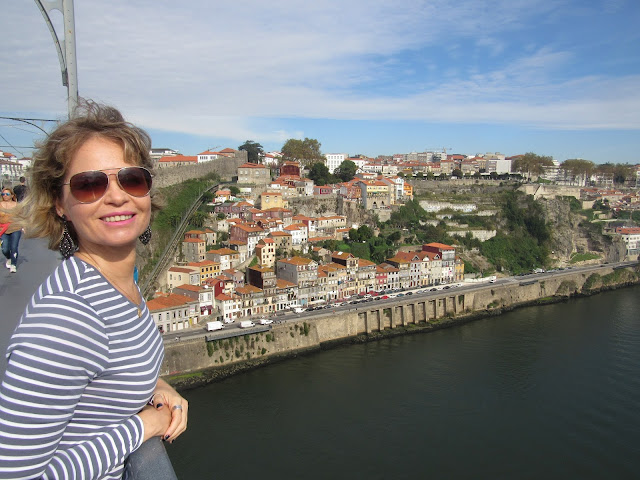 Porto vista da parte superior da ponte D. Luís I Ponte de D. Luís I - que ver em Porto, Portugal.