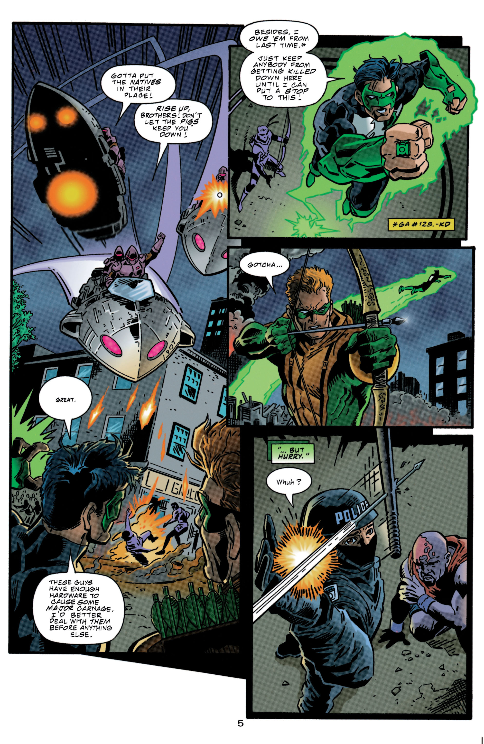 Read online Green Lantern (1990) comic -  Issue #92 - 5