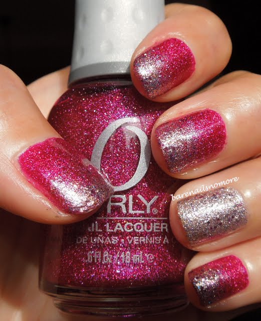 Bare Nails No More Orly Miss Conduct with Innisfree nail polish 102