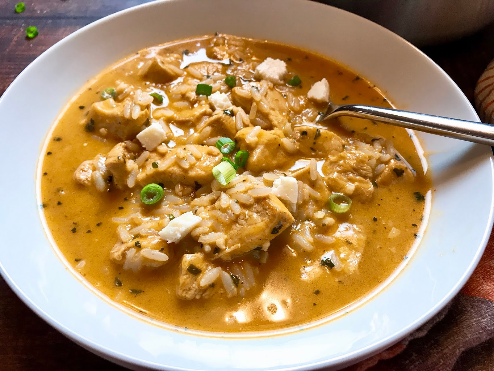 Mexican Chicken and Rice Stew with Lots of Cheese