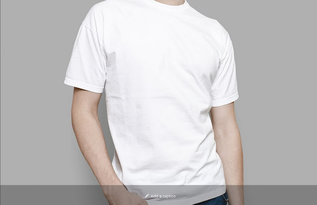 mockup psd : Crew Neck T-Shirt Mock-Up