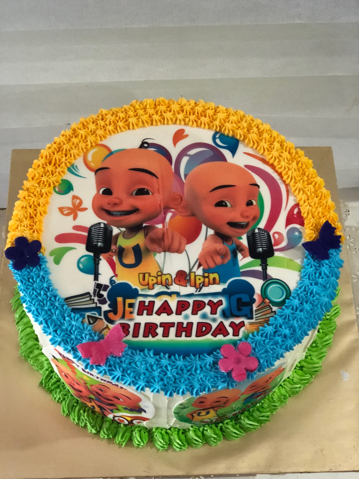 ninie cakes house Upin &amp; Ipin Birthday Cake