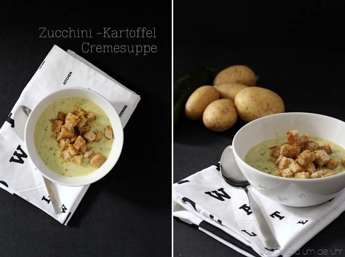 SaskiarundumdieUhr: Zucchini-Kartoffel Creme Suppe....