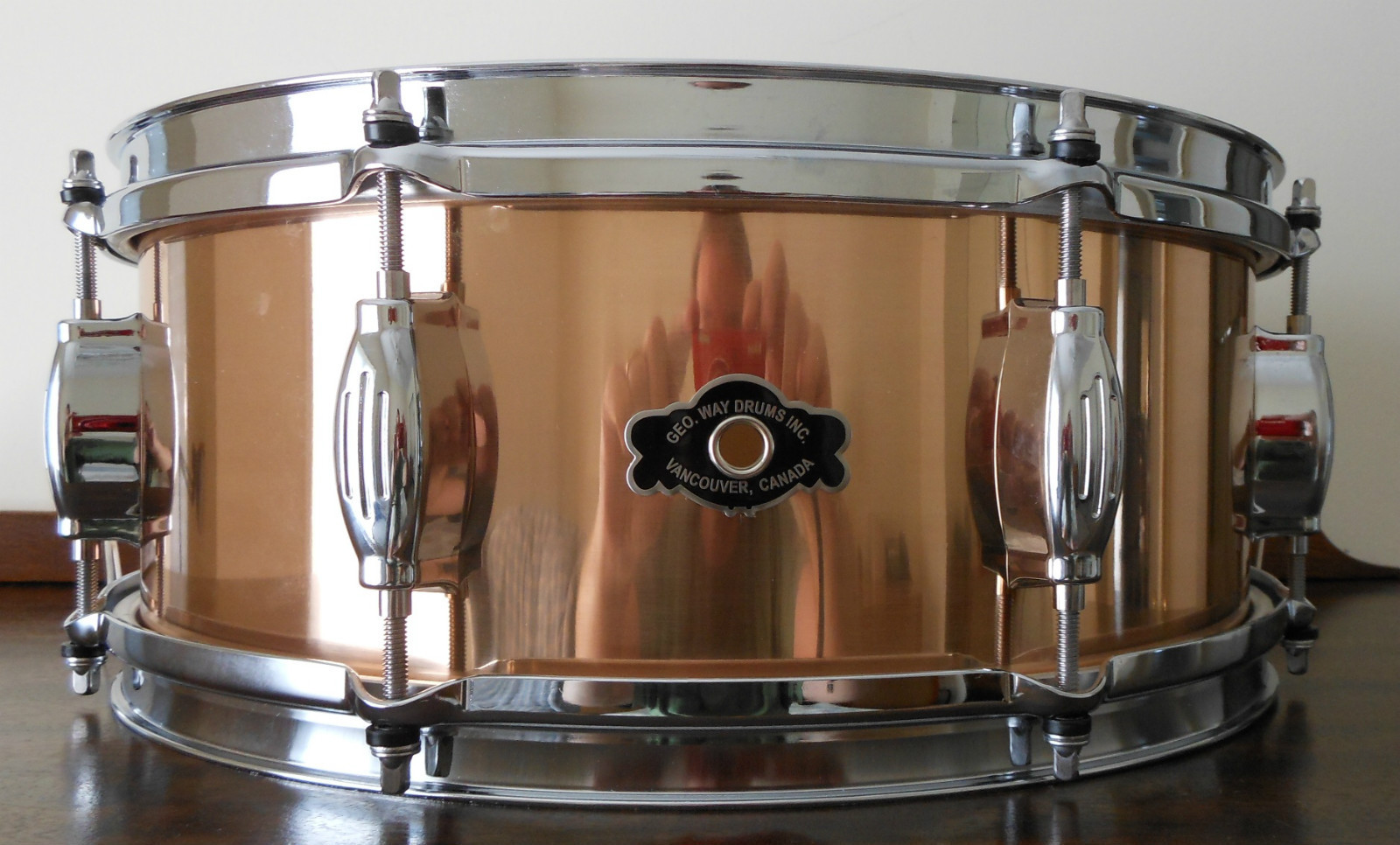 the mature drummer Geo. H. Way "Indy" Bronze snare