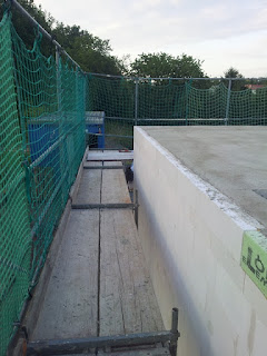 Anita & Dirk´s Bautagebuch - Winkelbungalow: Rohbau - Betondecke