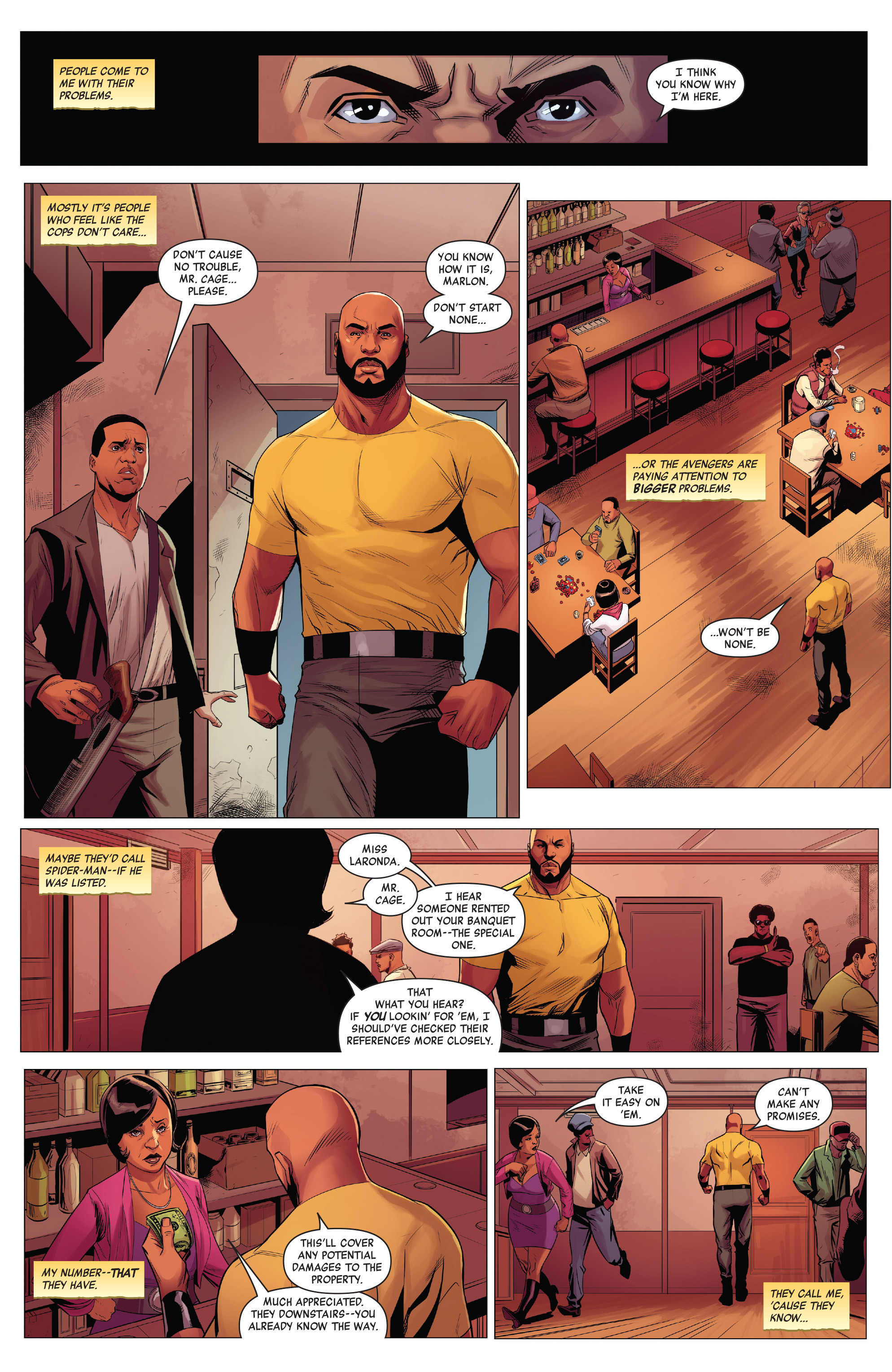 Read online Luke Cage comic -  Issue #1 - 2