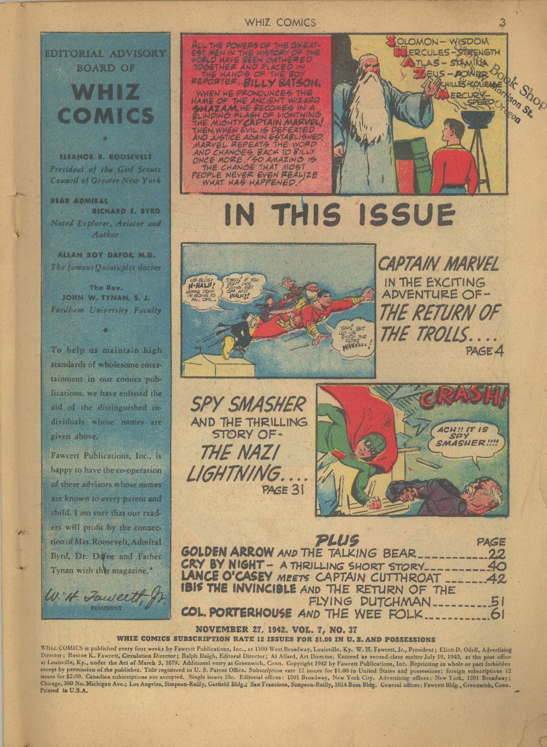Read online WHIZ Comics comic -  Issue #37 - 3