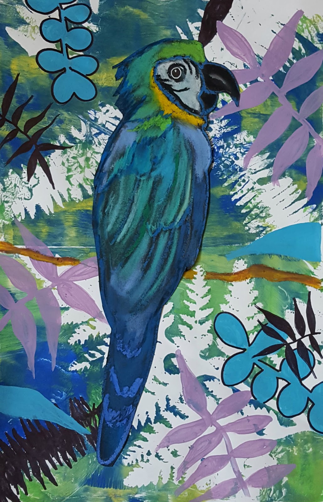 MaryMaking Mixed Media Bird Collages