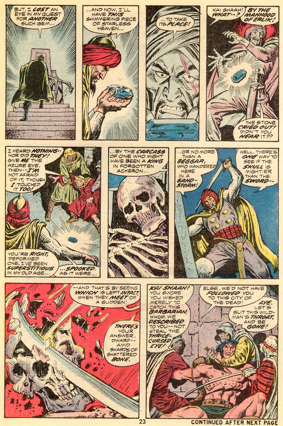 Read online Conan the Barbarian (1970) comic -  Issue #35 - 14