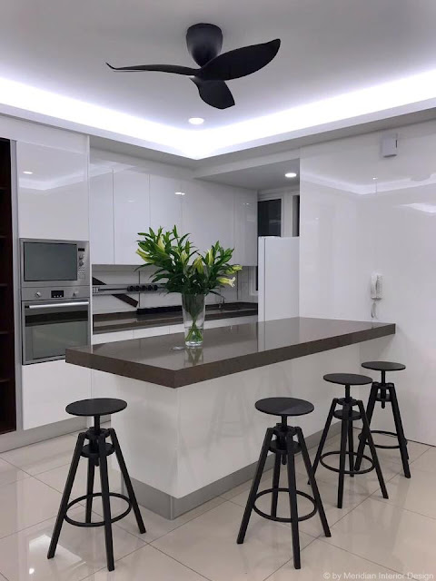 Modern Kitchen Design, Meridian Interior Design, Kuala Lumpur