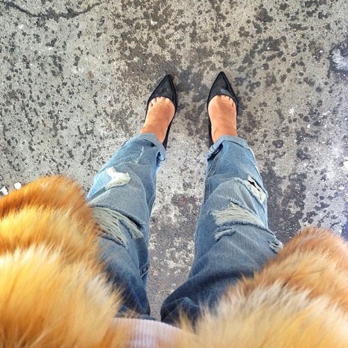 once.daily.chic: Fashion Friday {Denim & Heels}