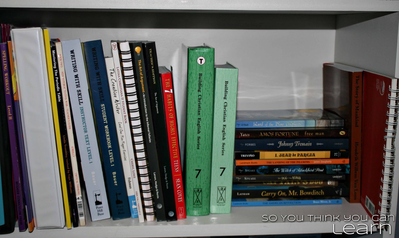 Workbooks rod and staff workbooks : So You Think You Can Learn: Curriculum 2013-14