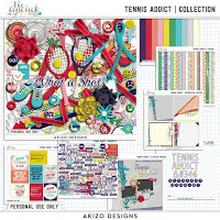 Tennis Addict  Collection by Akizo Designs