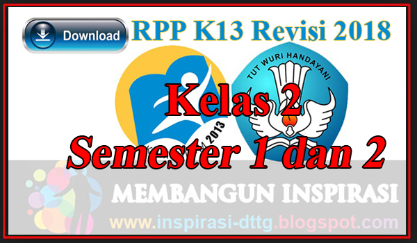 Download RPP Kelas 2 SD/MI 2 Semester 2 Kurikulum 2013