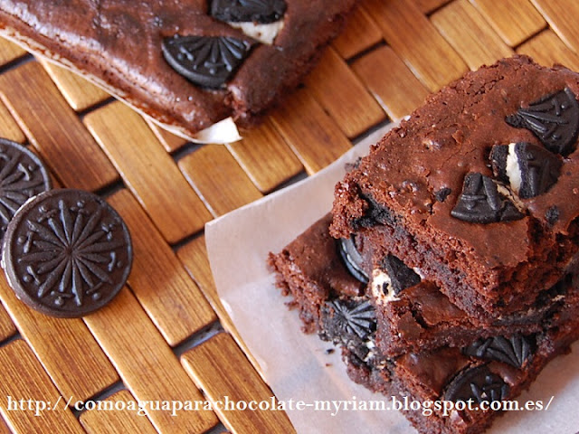 Brownie de oreo
