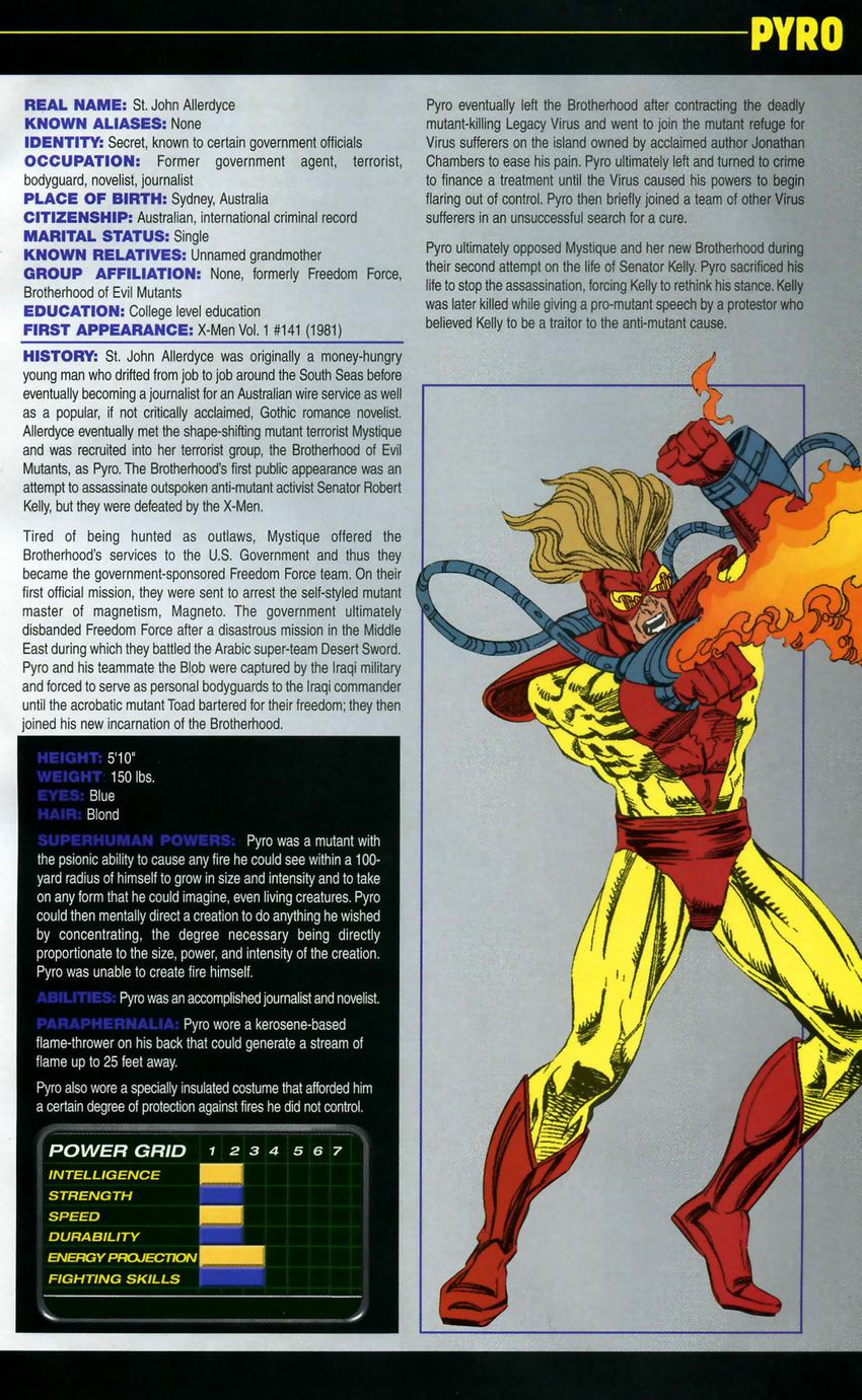 The Official Handbook of the Marvel Universe: Book of the Dead issue Full - Page 35
