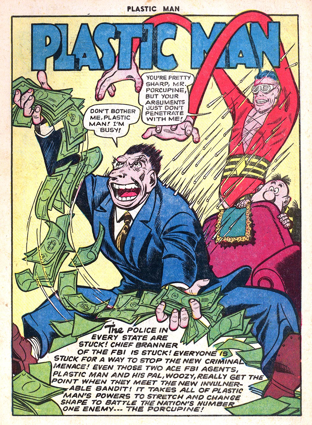 Read online Plastic Man (1943) comic -  Issue #35 - 3