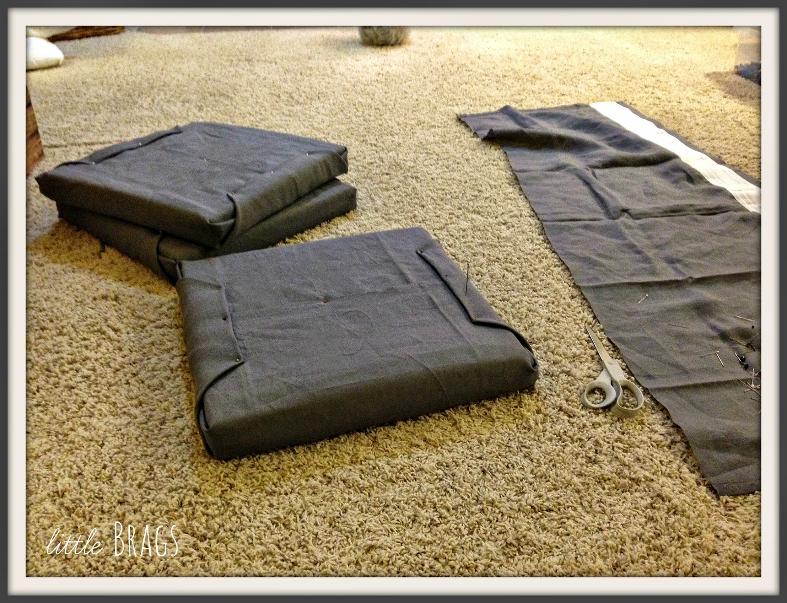 Little Brags How To Inexpensively Cover Little Decorative Windows