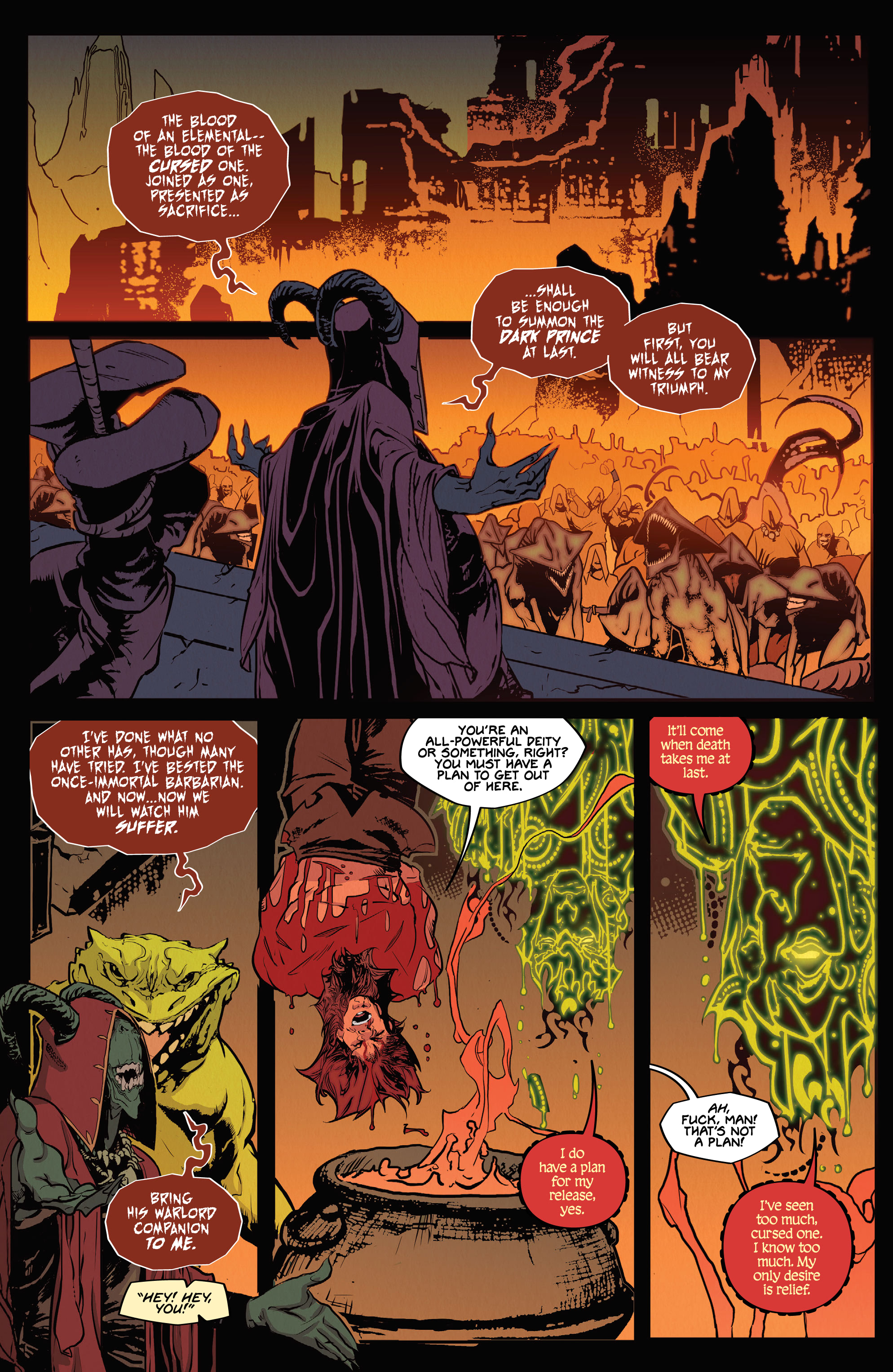 Read online Barbaric Hell to Pay comic -  Issue #3 - 23