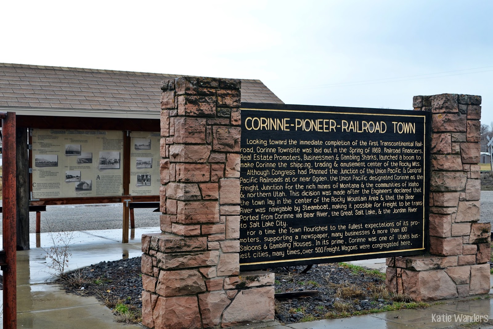Katie Wanders Golden Spike National Historic Site. Promontory Summit