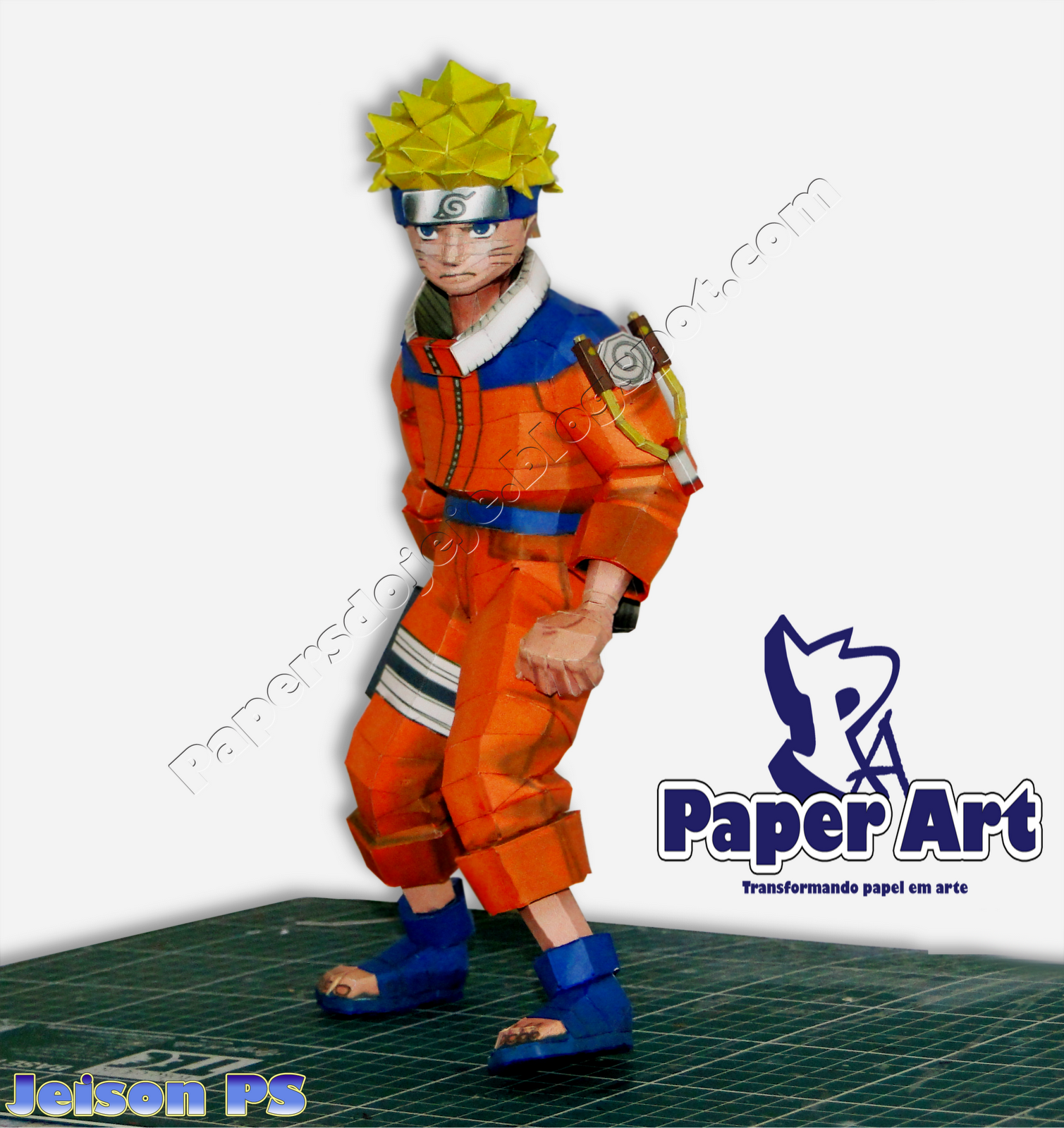 PAPERCRAFTMODEL Naruto Uzumaki Papercraft
