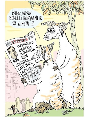 bedelli-cikmasini-bekleyen-koyun komik-hayvan-karikatürleri