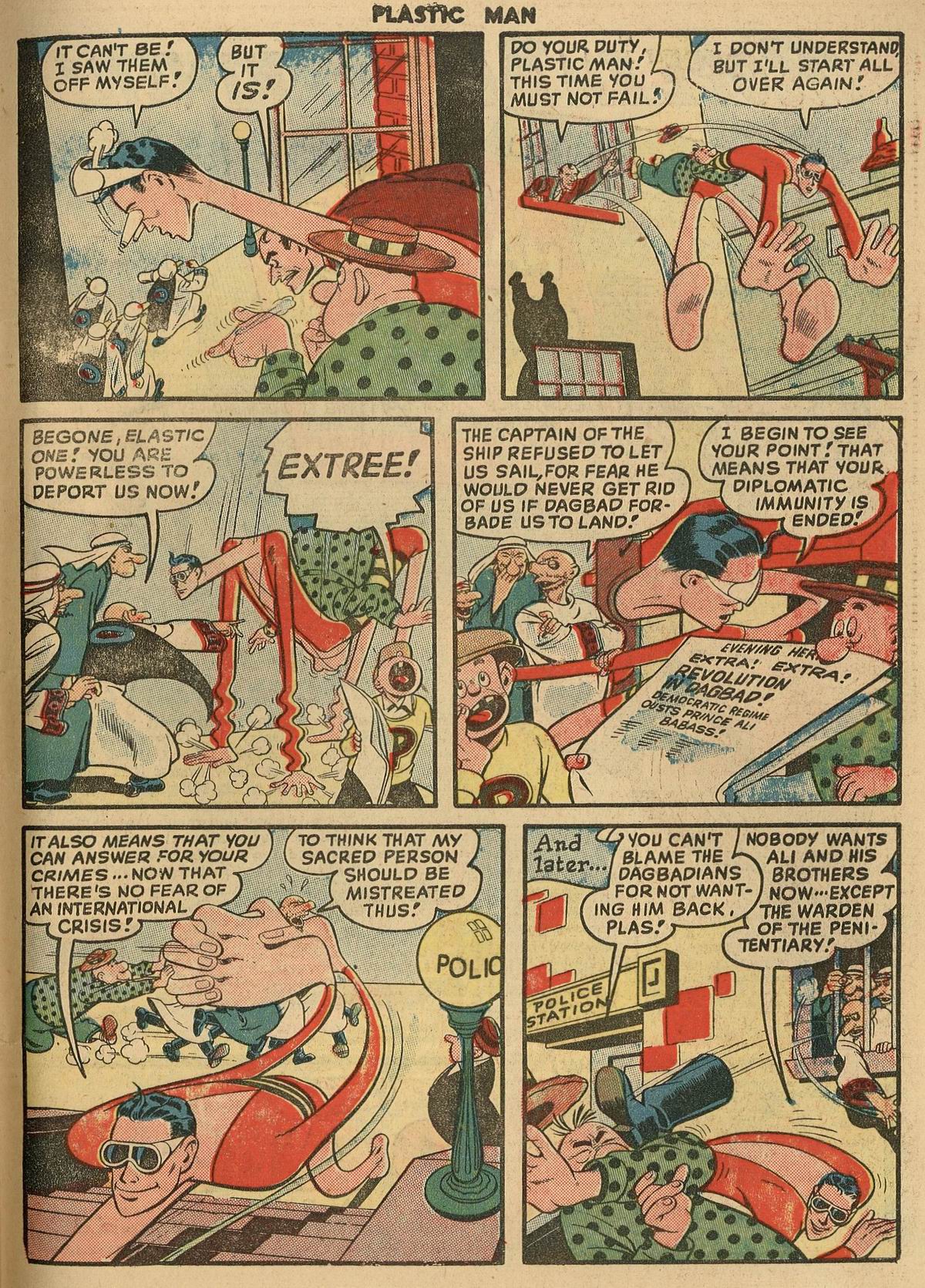 Read online Plastic Man (1943) comic -  Issue #16 - 50