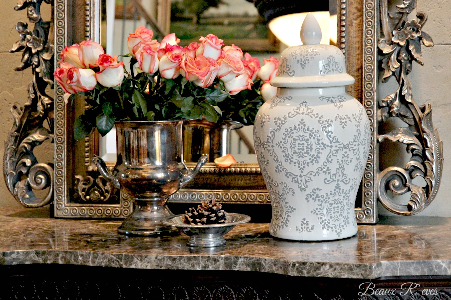 Beaux R'eves -Romantic Vignette-Treasure Hunt Thursday- From My Front Porch To Yours