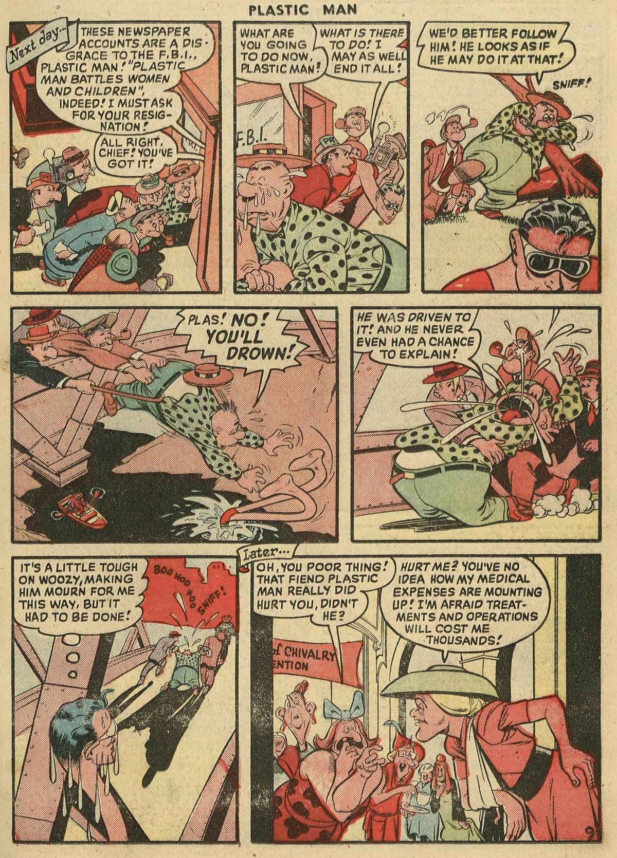 Read online Plastic Man (1943) comic -  Issue #16 - 24