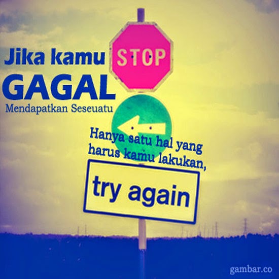 try again, jangan menyerah