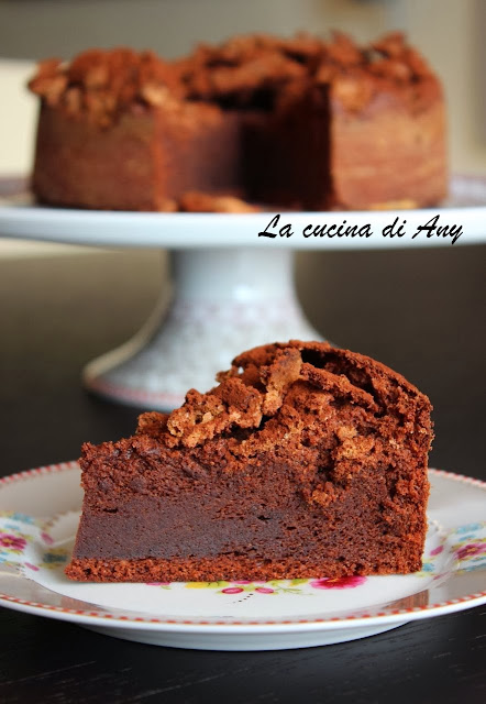 torta al cioccolato e amaretti - tort cu ciocolata si amaretti