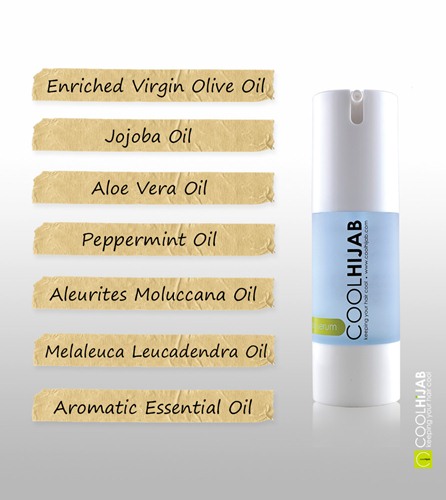 isi kandungan serum rambut coolhijab