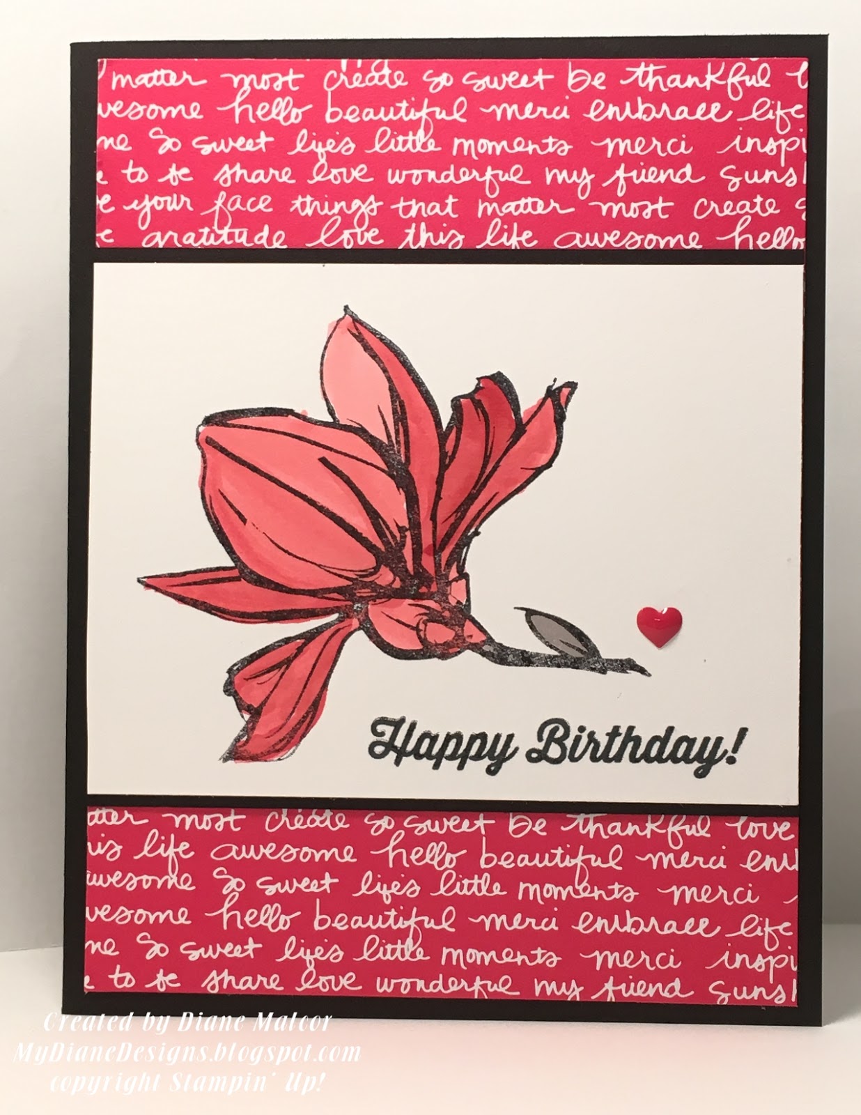 MyDiane Designs: Birthday Remarks