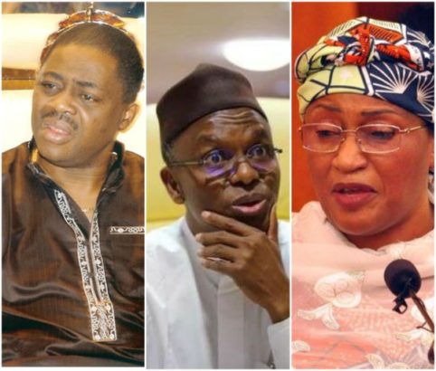 Tweet between Femi Fani-Kayode and Sen. Aisha ‘Mama Taraba’ who allegedly said she will expose El’Rufai’s role in Chibok Girls Saga Femi Fani-Kayode, Nasir El'rufai and Sen. Aisha ‘Mama Taraba’