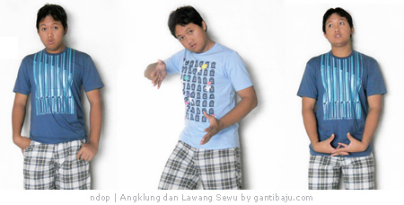 Kaos Angklung dan Lawang Sewu by Gantibaju.com