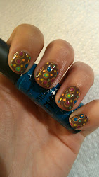 fall fun dots nail easy
