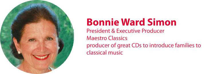 Ask Bonnie Simon at Maestro Classics, Award-Winning CDs for Kids