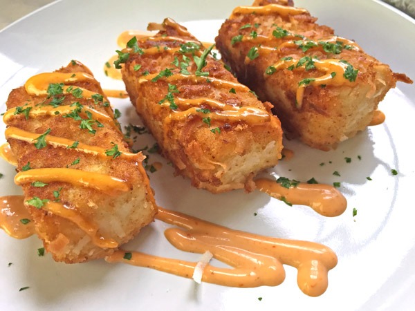 Coconut Tofu with Spicy Sauce Coconut Tofu with Spicy Sauce